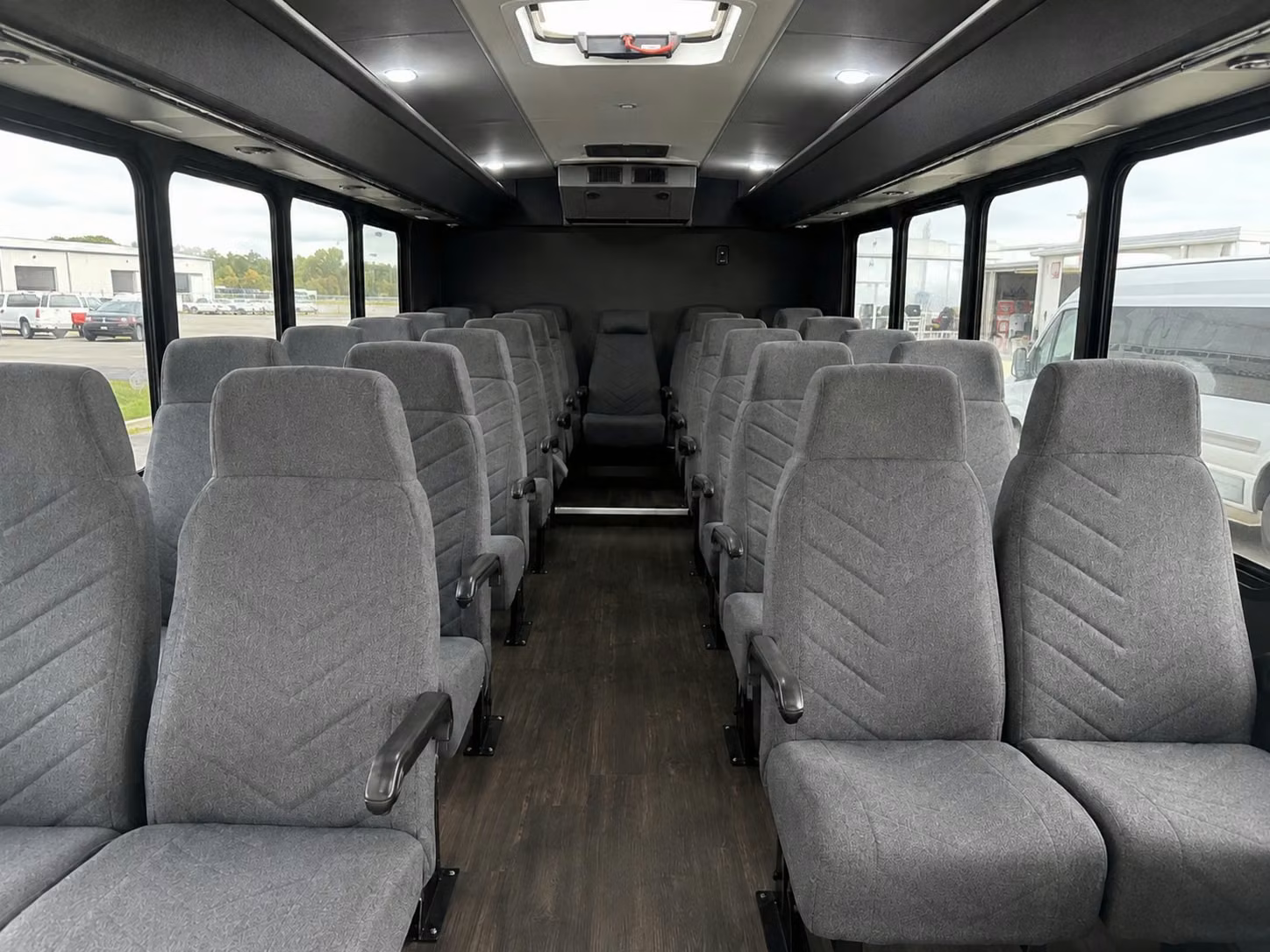 18 passenger minibus interior