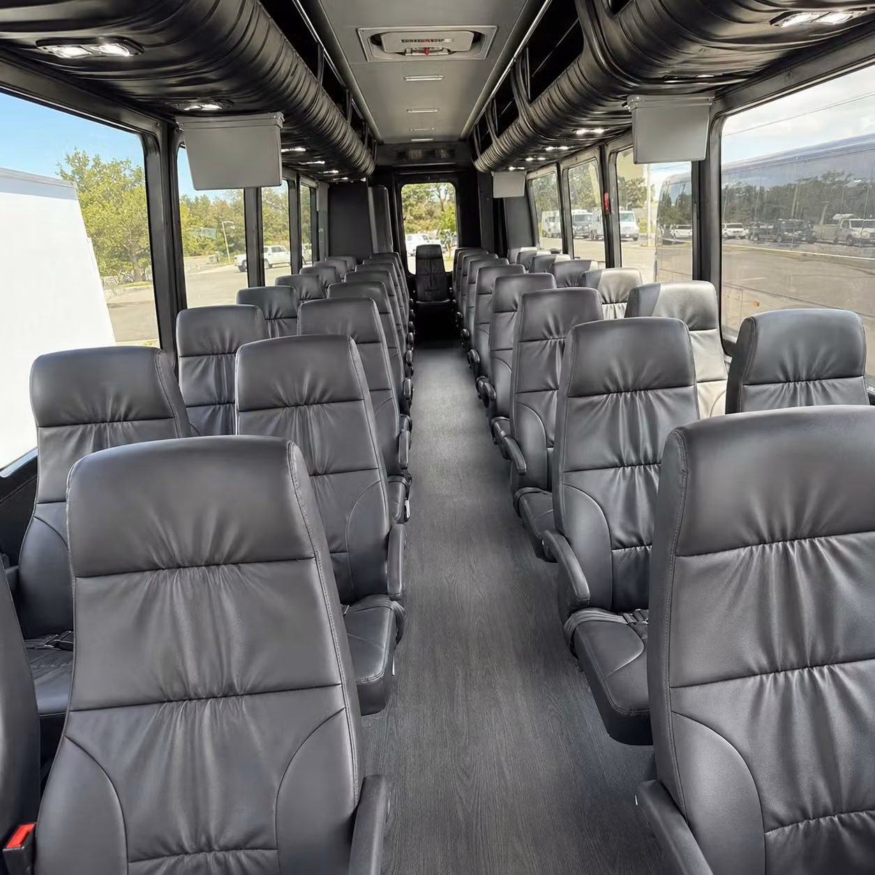 25 passenger minibus inside