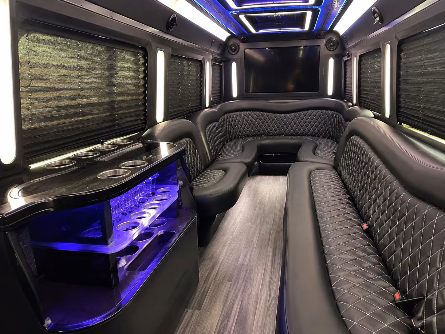 bachelorette party buses and bridal party transportation in concord