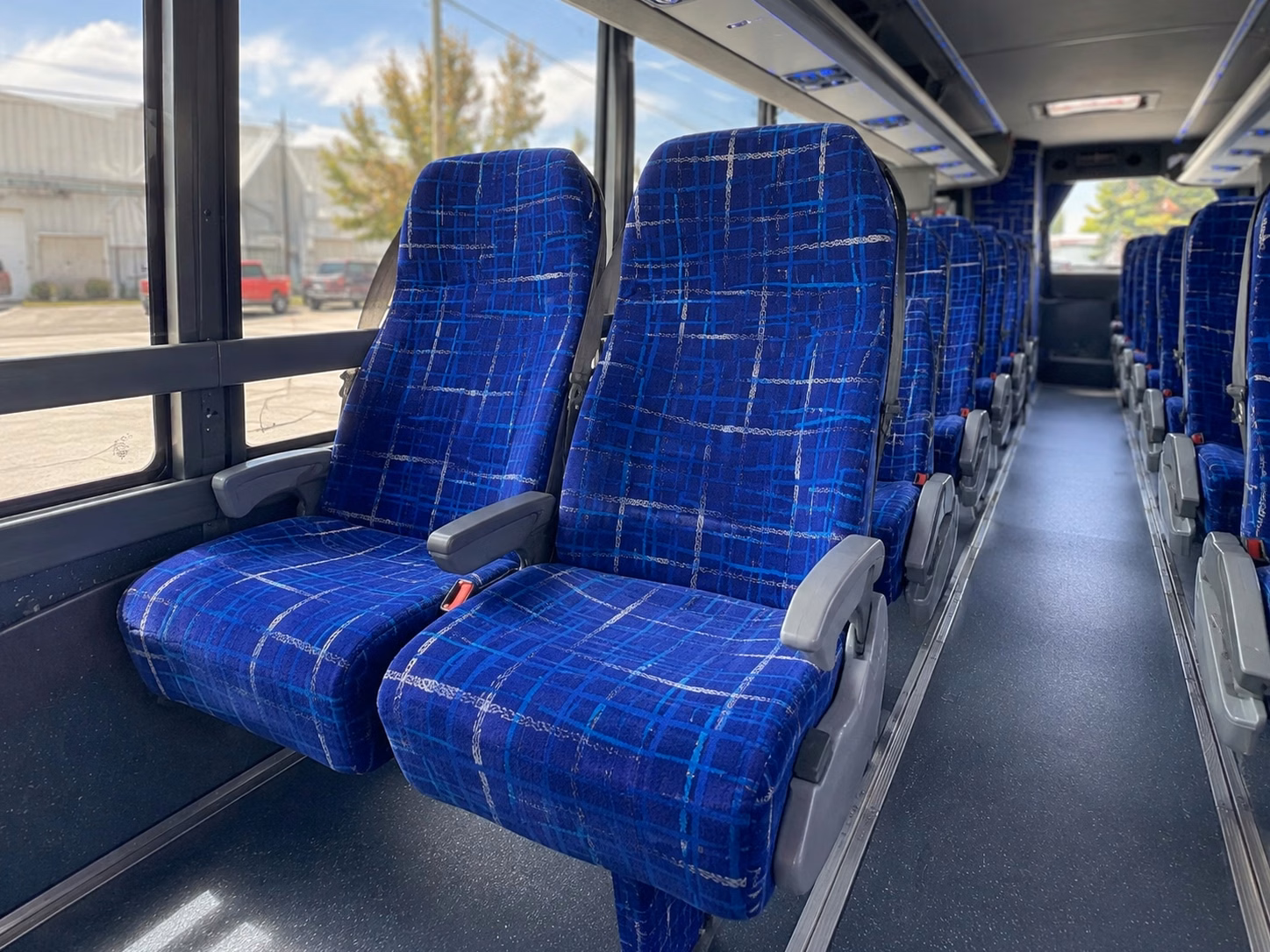 concord charter bus interior