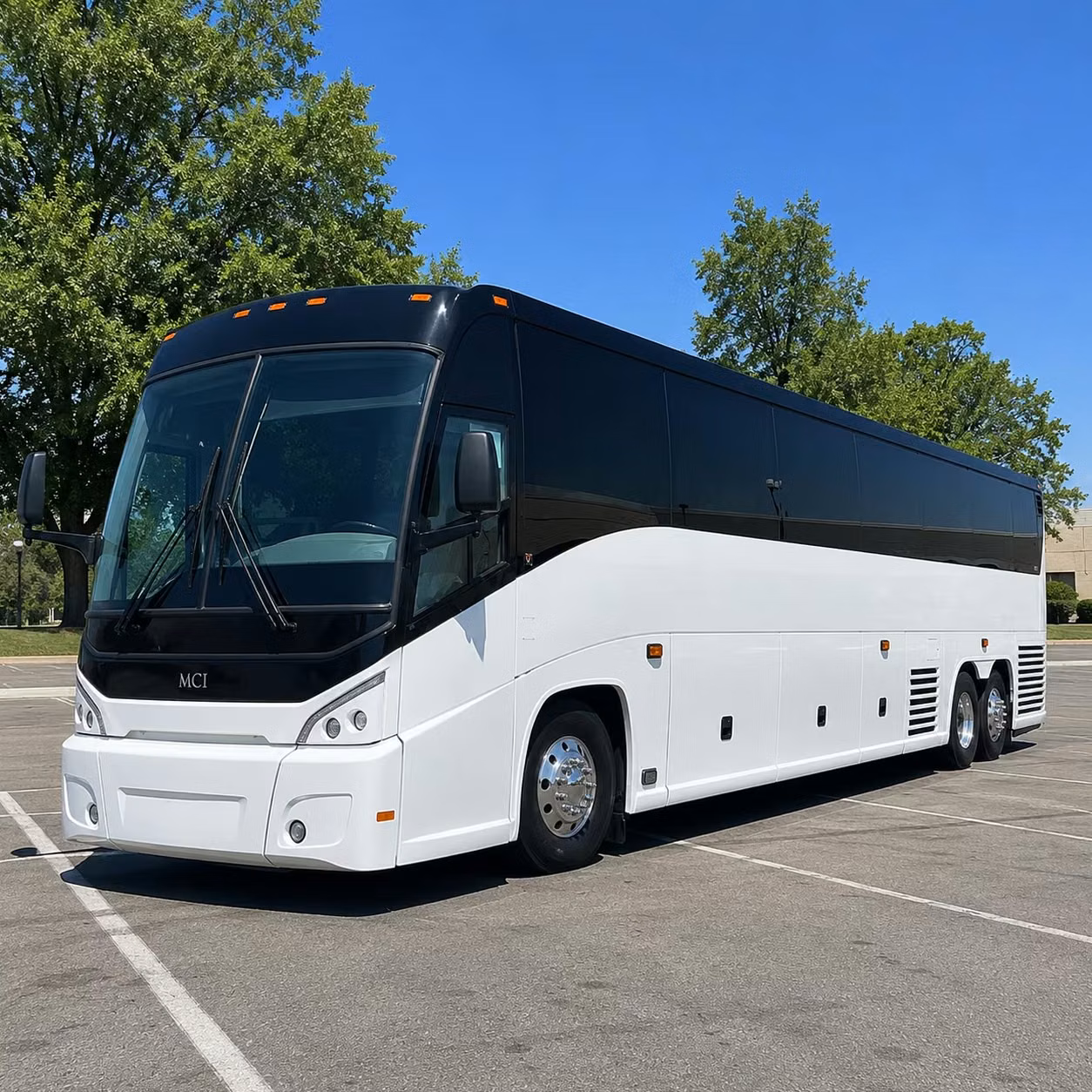 concord charter bus rental exterior