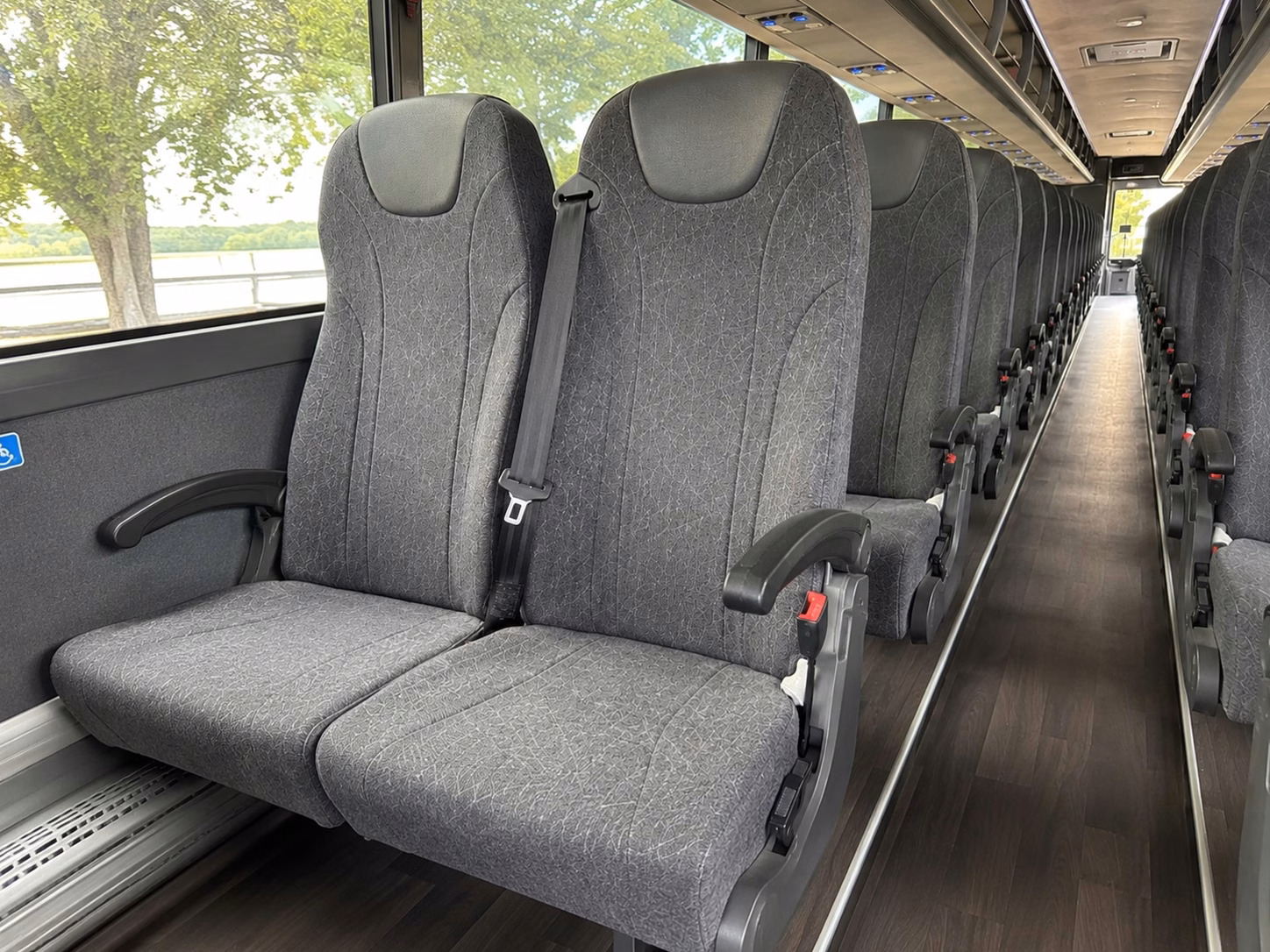 concord charter bus rental inside