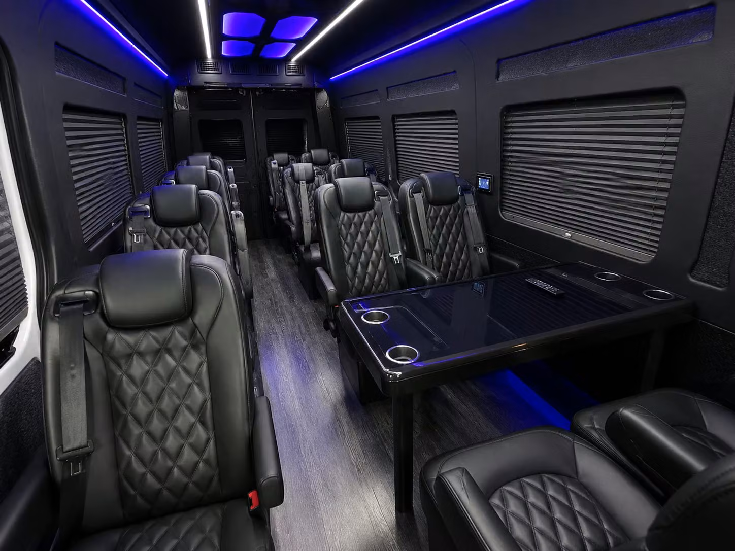 sprinter van with driver interior
