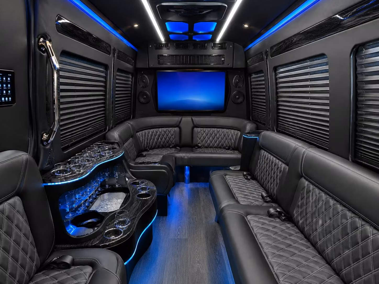 sprinter vans and limo style vehicles for concord prom couples and small groups
